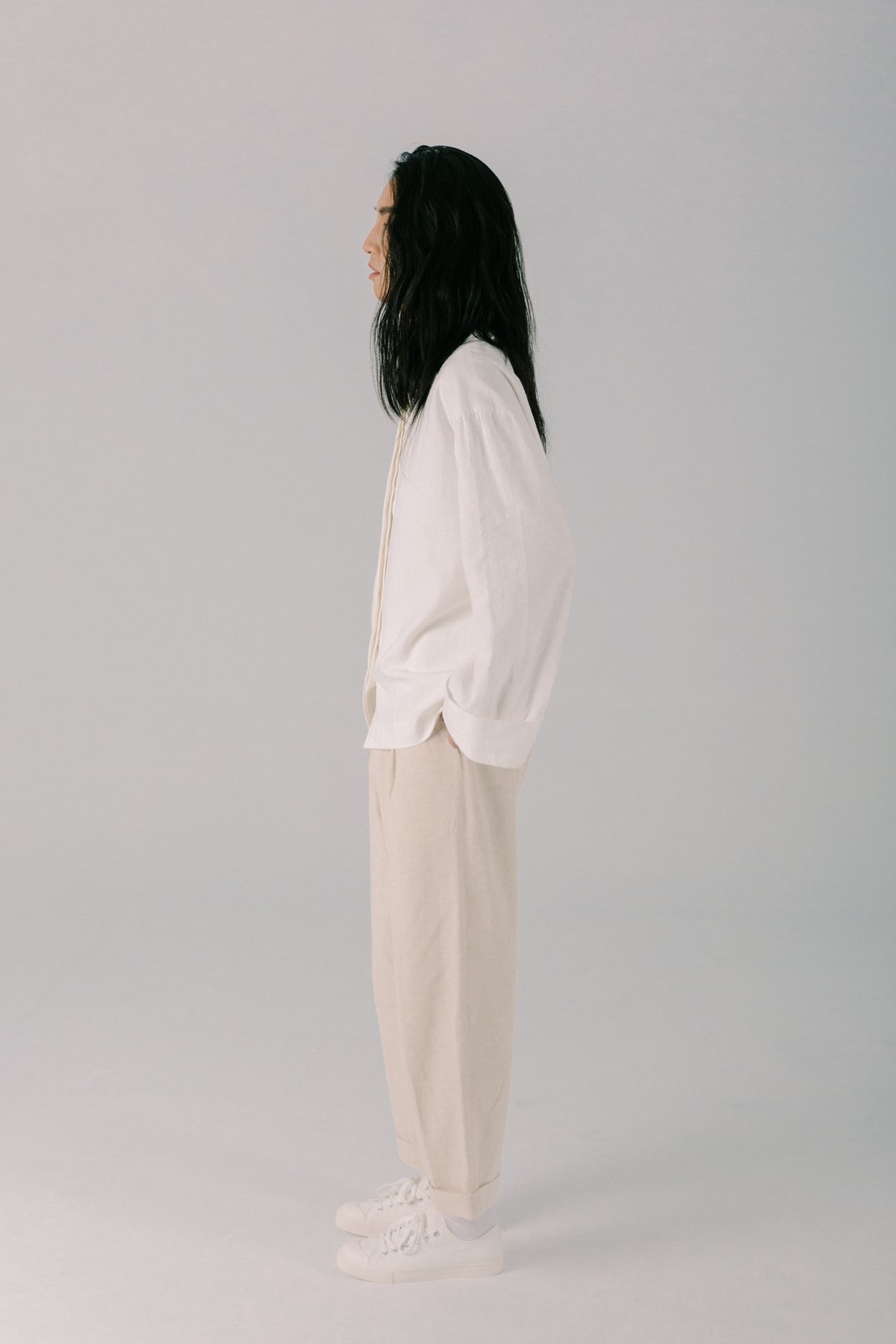 Linen Straight Trousers