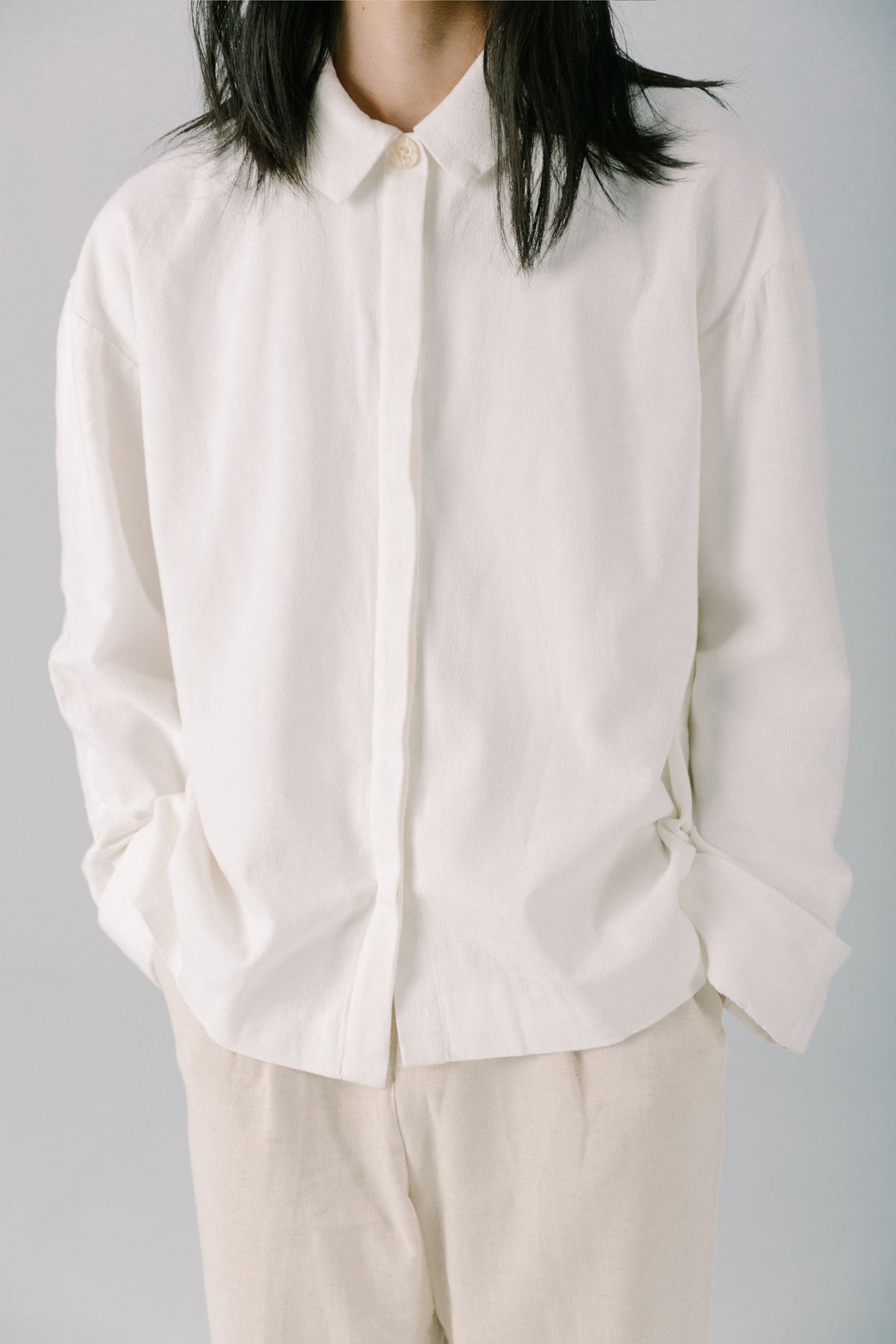 Hidden Button Jacket