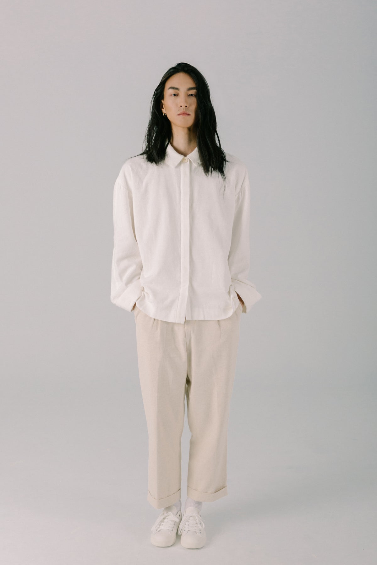 Hidden Button Jacket