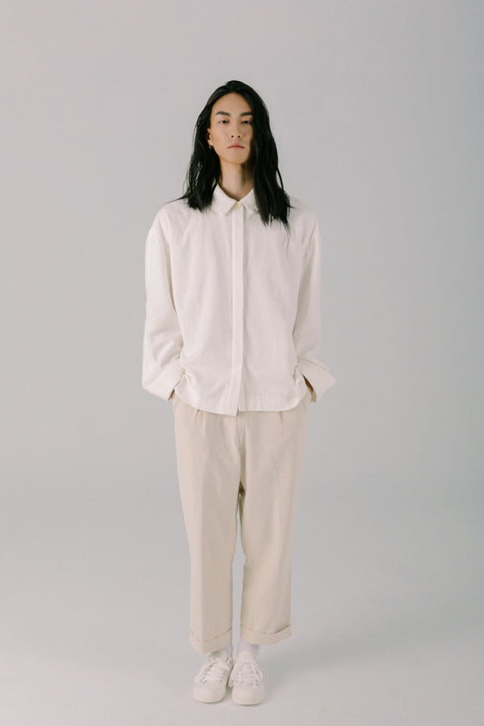Hidden Button Jacket