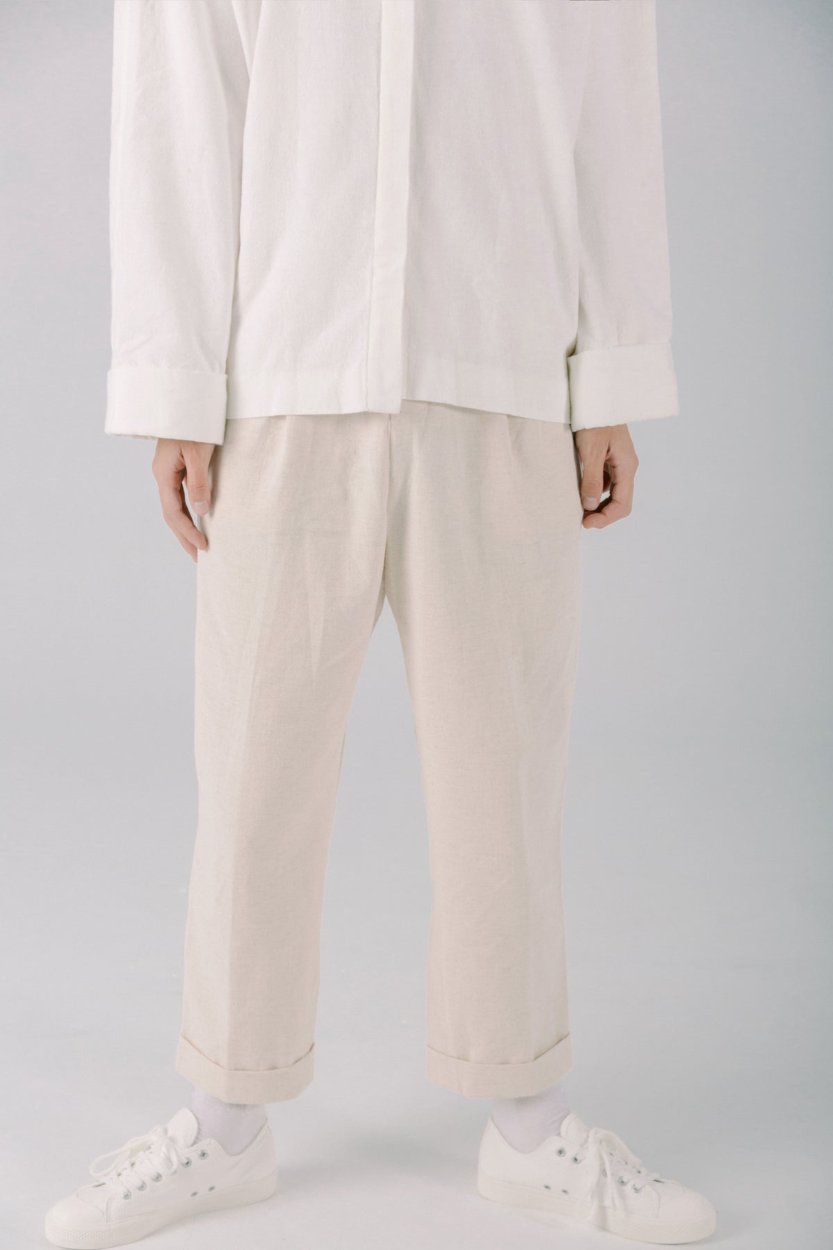 Linen Straight Trousers