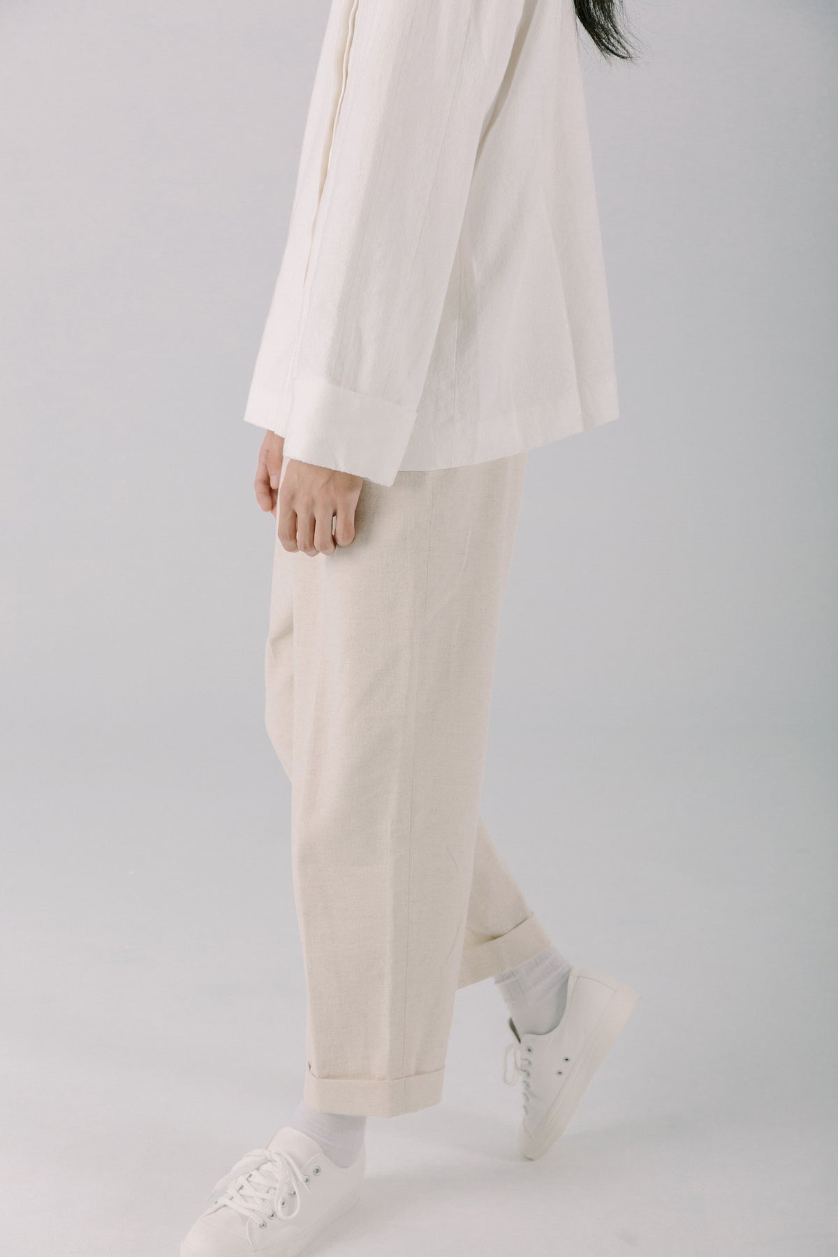 Linen Straight Trousers